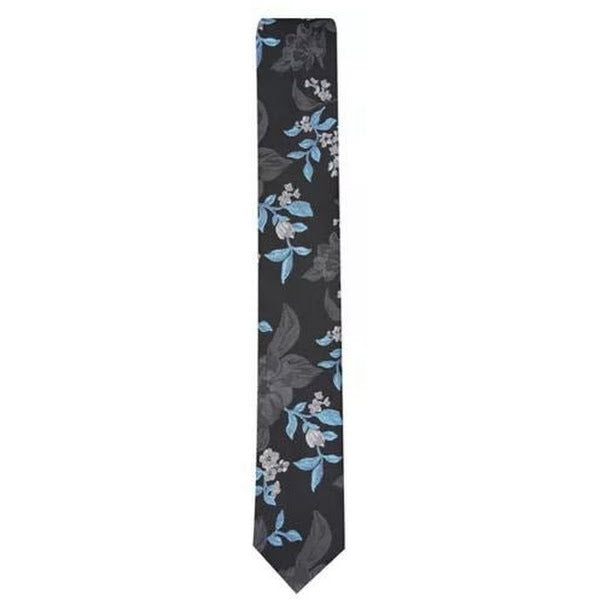 Bar III Mens Carter Skinny Floral Tie