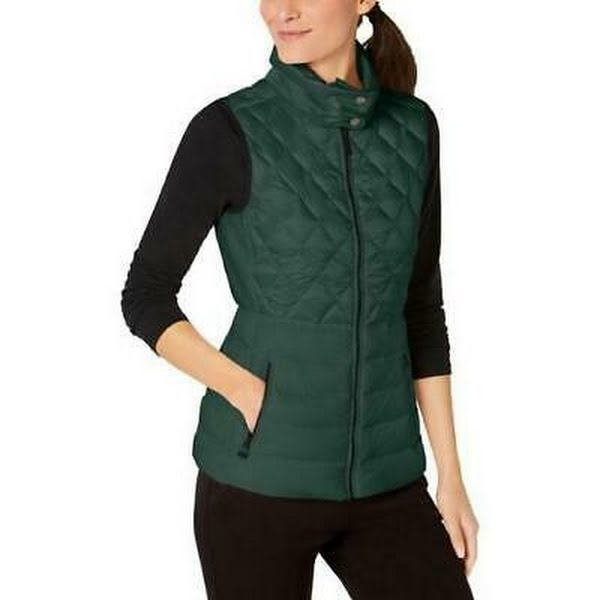 Calvin Klein Womens Fall Down Outerwear Vest