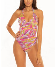 Becca Psychedelica Nina Plunge One-Piece Swimsuit
