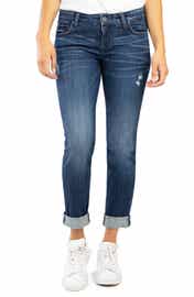 Kut from the Kloth Meghan High-Rise Ankle Cigarette-Leg Jeans, Various Sizes