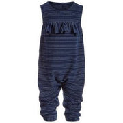 First Impressions Baby Girls Metallic Striped Jumpsuit