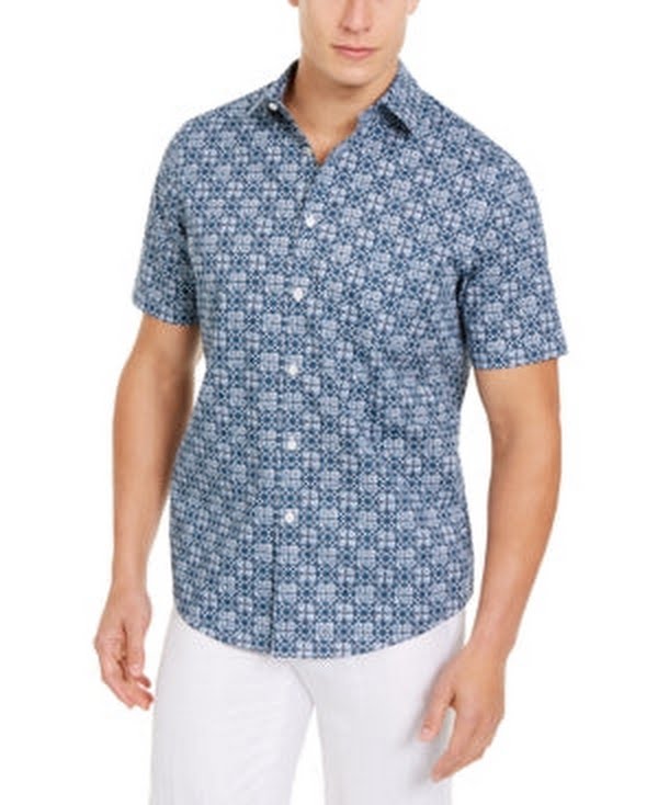 Tasso Elba Men's Short Sleeve Shirt