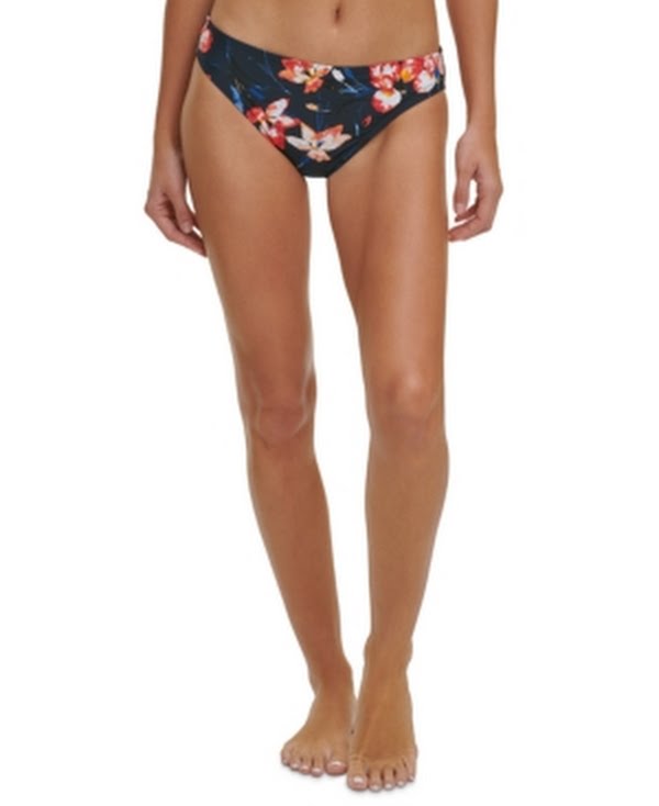 Tommy Hilfiger Floral-Print Bikini Bottoms