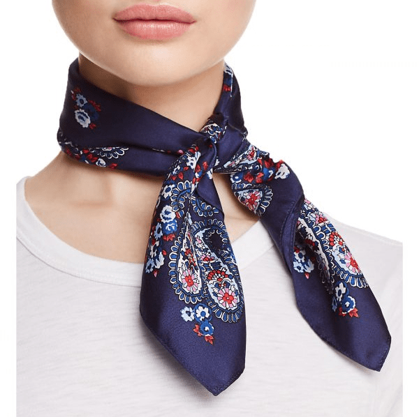 Echo Ornate Paisley Print Silk Scarf