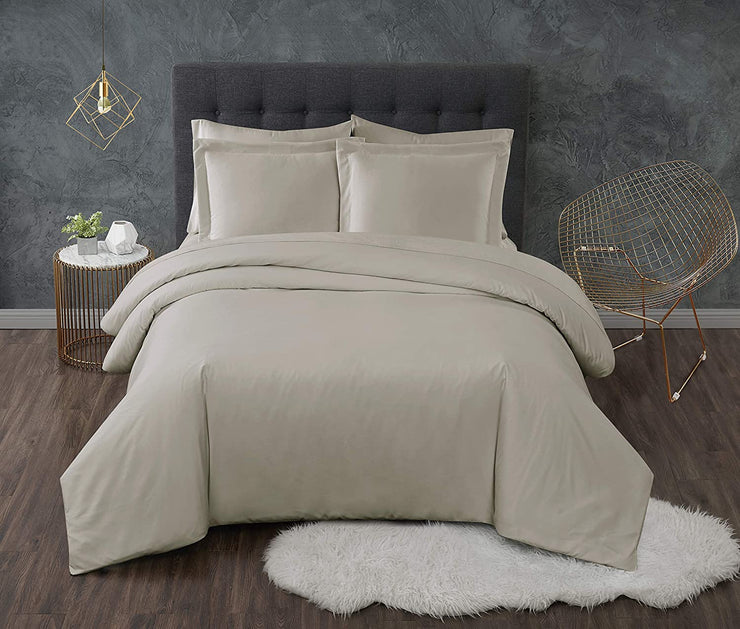 Truly Calm Antimicrobial 3 Piece Duvet Set, Full/Queen