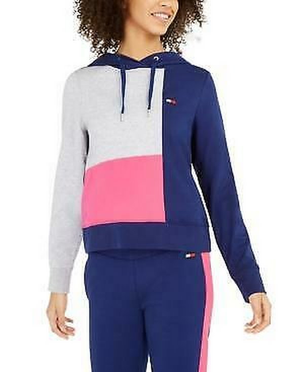 Tommy Hilfiger Sport Womens Sweatshirt Fitness Hoodie