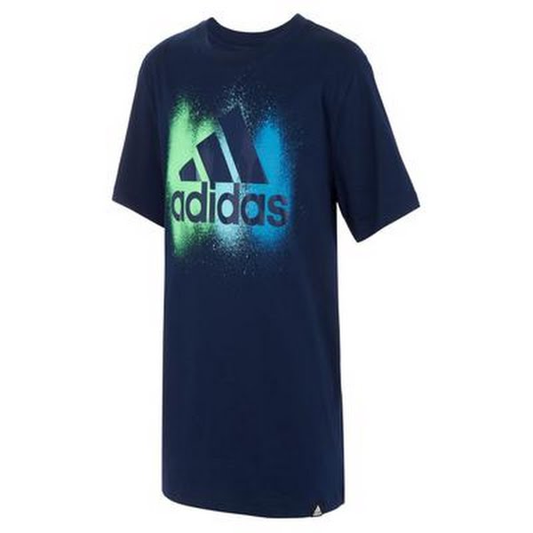 Adidas Big Boys Short Sleeve Aeroready Badge of Sport T-Shirt