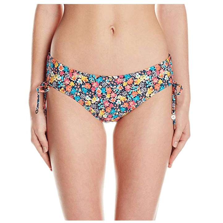 Anne Cole Womens Alex Side Tie Adjustable Bikini Swim Bottom, Size Small