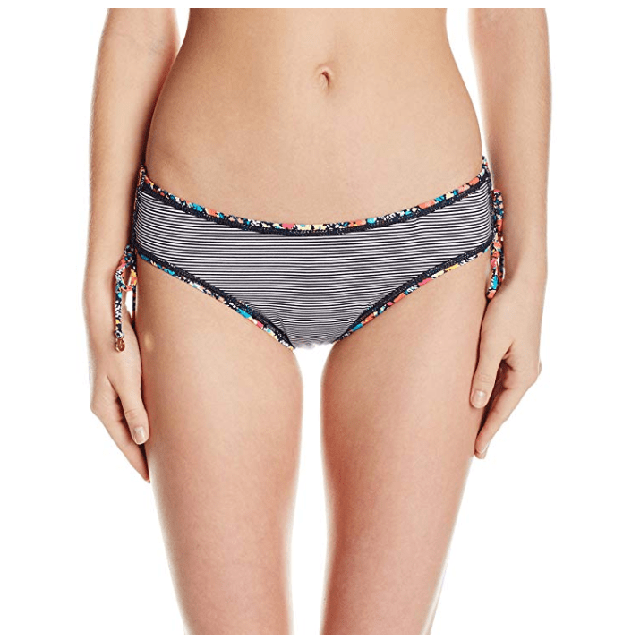 Anne Cole Womens Alex Side Tie Adjustable Bikini Swim Bottom, Size Small