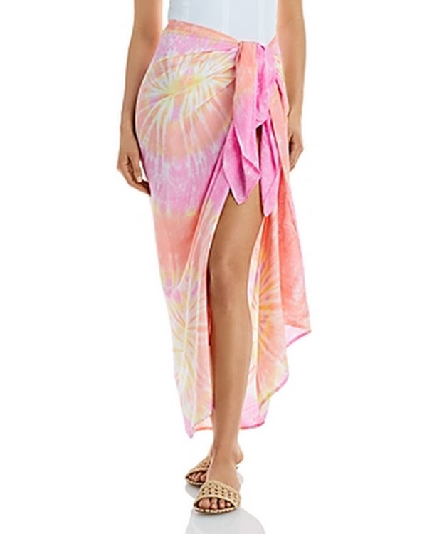 Tiare Hawaii Tie Dye Sarong Swim Cover-Up