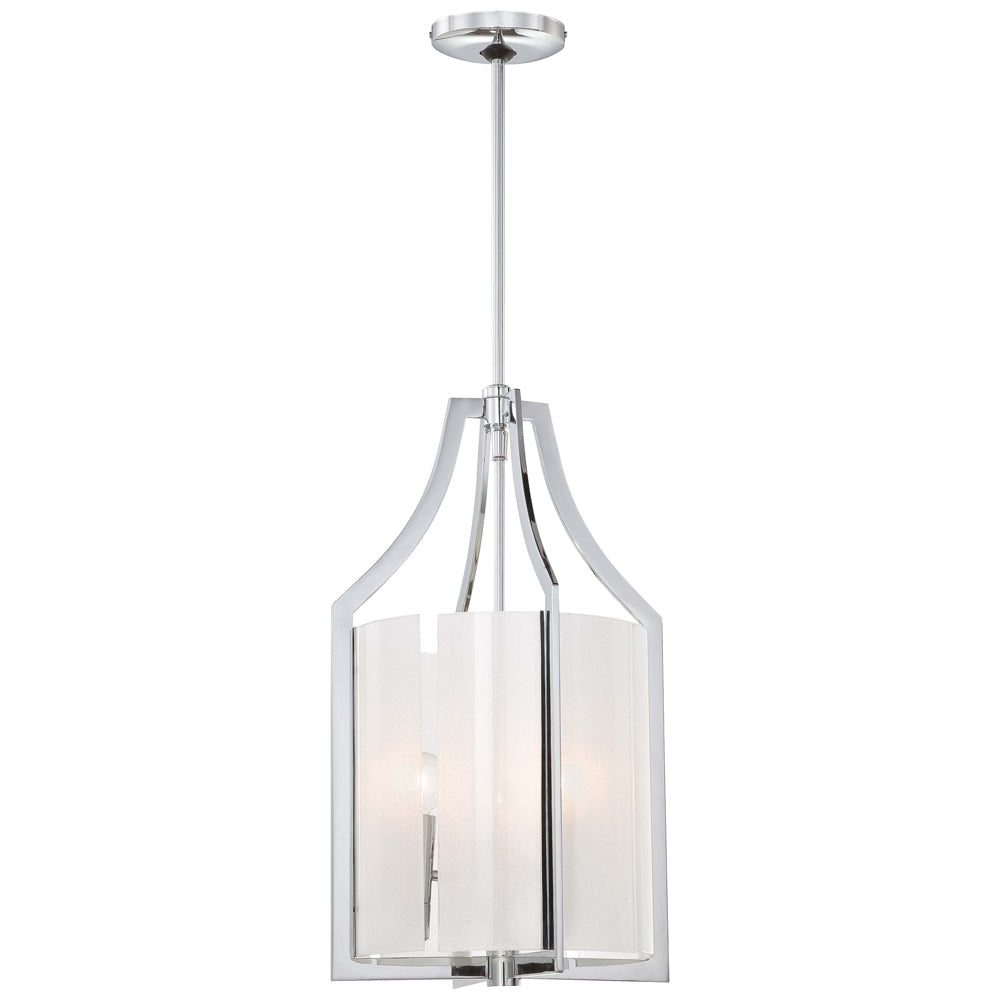 Minka Lavery Clarte 3 Light Pendant, Chrome