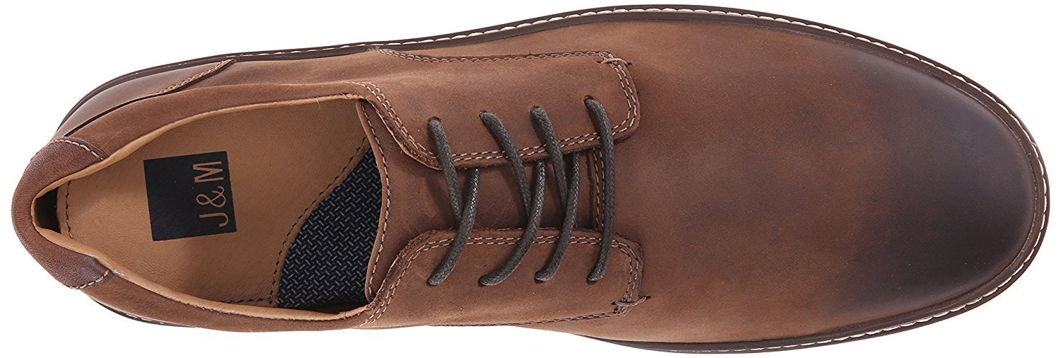 Johnston and Murphy Mens Walden Lace Up Dress Oxfords, Brown, Size 11.0