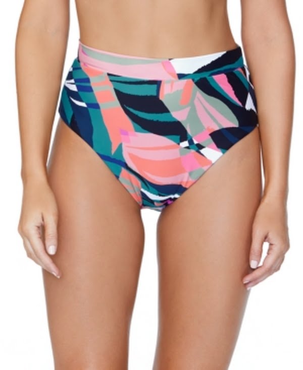 Raisins Juniors’ Printed High-Waist Bikini Bottoms Women’s Swimsuit