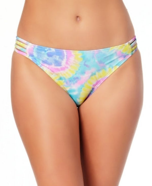 California Waves Juniors Strappy Hipster Bikini Swim Bottom