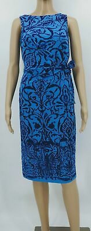 Lauren Ralph Lauren Floral-Print Jersey Dress, Size 2