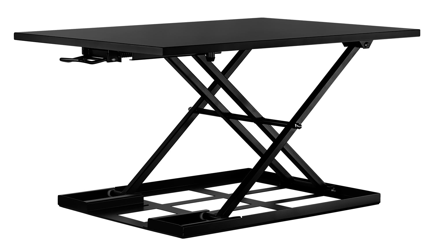 Mount-It! 32 Height Adjustable Sit Stand Desk Converter, Black (MI-7929BLK),Siz