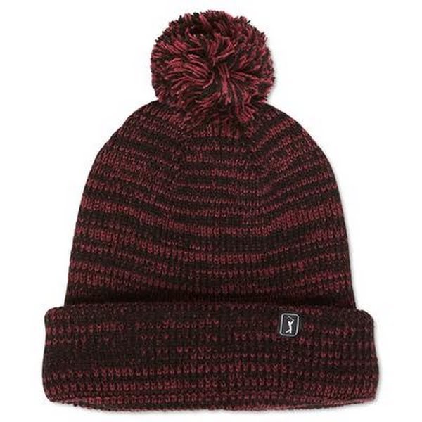 Pga Tour Unisex Heather Pom Beanie