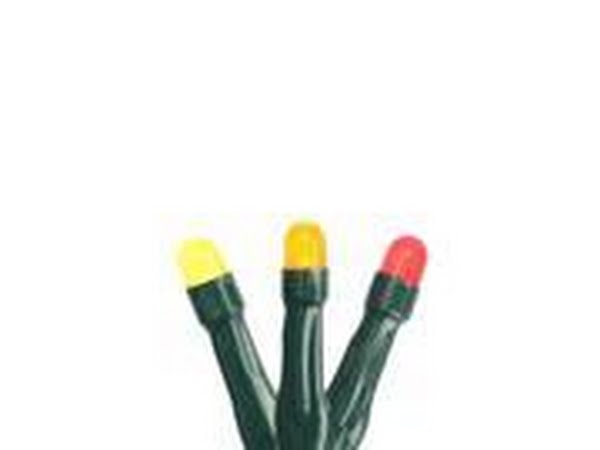 Product Works 15 B/O Orange Red Yellow Micro LED Thanksgiving Lights Green Wire