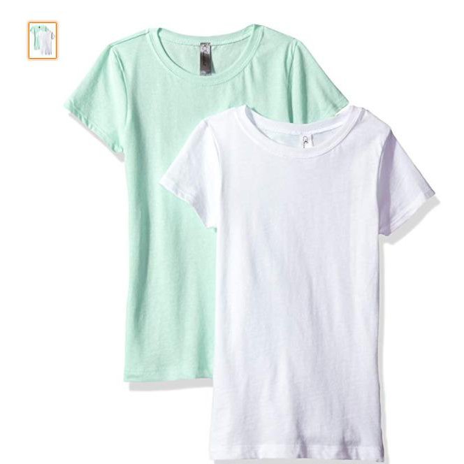 Clementine Girls Everyday Crew Neck T-Shirt 2 Pack