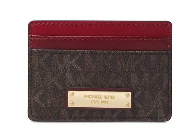 Michael Michael Kors Signature Bicolor Card Case