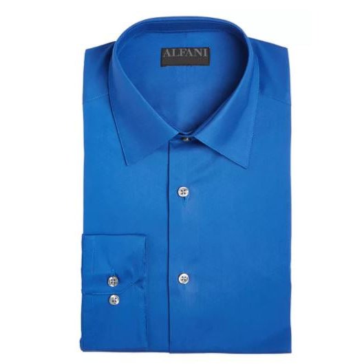 Alfatech by Alfani Mens Athletic Fit Dress Shirts