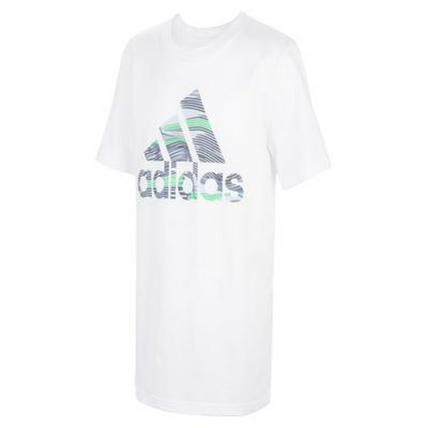 Adidas Big Boys Short Sleeve Aeroready Badge of Sport T-Shirt