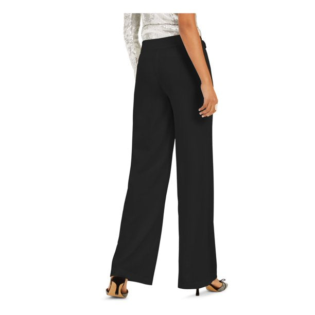 INC Womens Belted Mid-Rise Wide Leg Pants