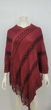 ScarvesMe Women's Fashion Cold Weather Warm Knit Pull Over Poncho Wrap