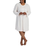 Miss Elaine Plus Size Geo-Embossed Short Nightgown, Size 3X