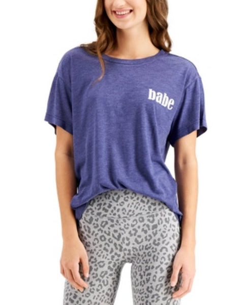 Jenni Womens Boyfriend-Fit Sleep Tee Babe