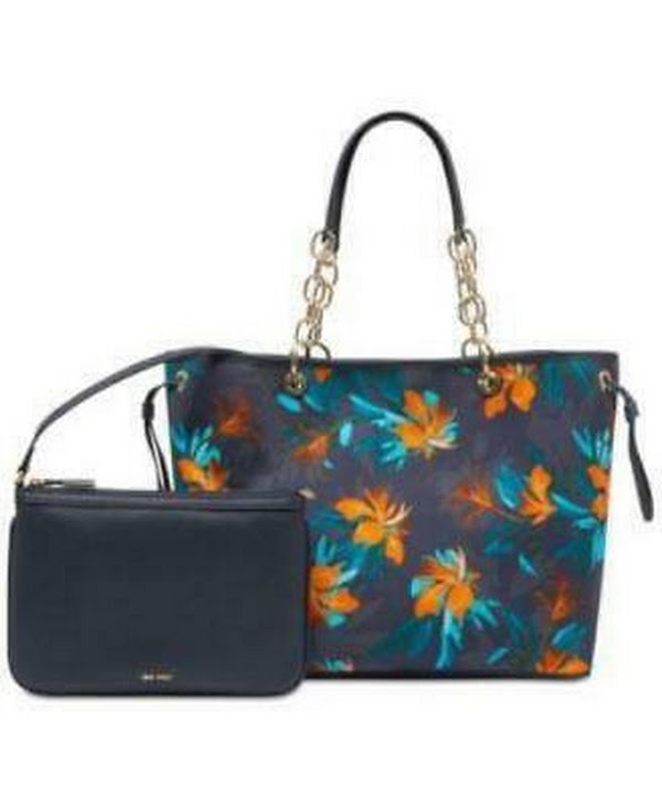 Nine West Ziah Large Tote - Multi/French Navy
