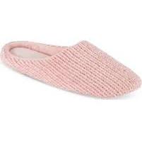 Charter Clubs Chenille-Knit Scuff Slippers, Size Small