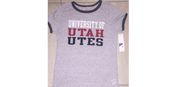 University of Utah Utes Women’s Ringer Tee, Size XL