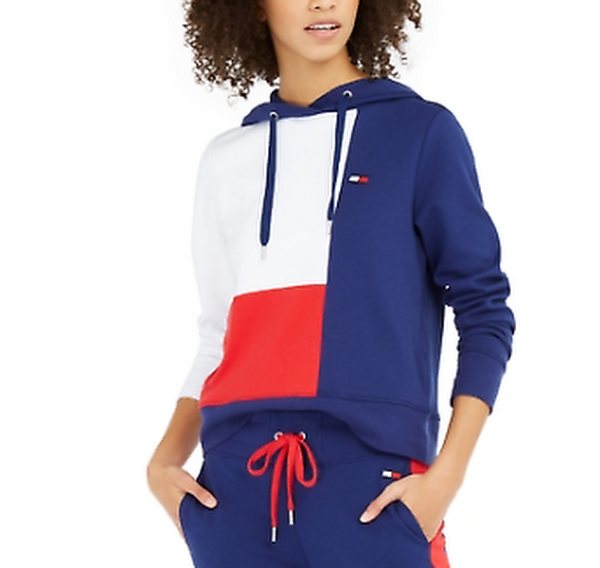 Tommy Hilfiger Sport Womens Sweatshirt Fitness Hoodie