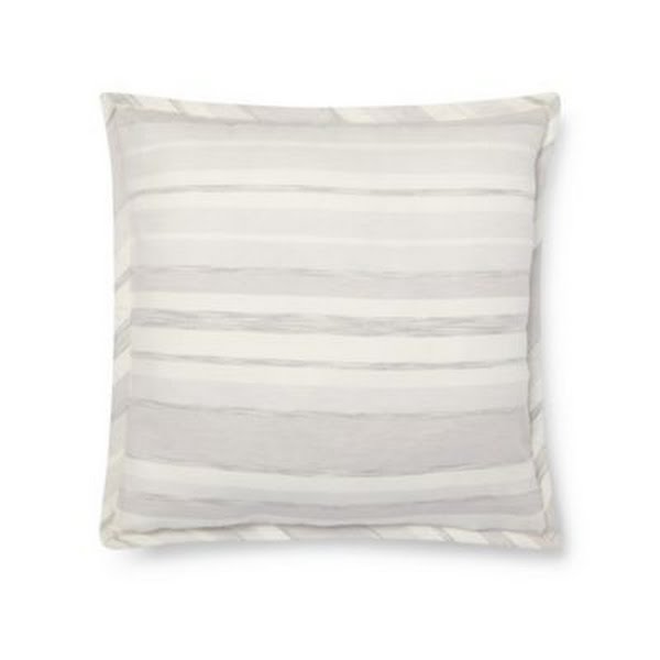 Lauren Ralph Lauren Allaire Striped Square Throw Pillow in Creme 18x18