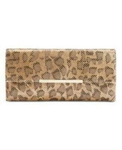 I.n.c. Hether Leopard Mesh Clutch - Gold