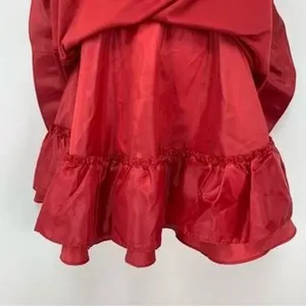 Good Lad of Philadelphia Girls Red Velvet Holiday Dress, Size 4