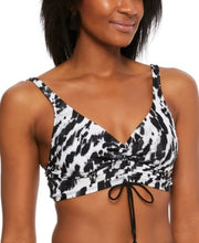 Bar III Womens Heat Wave Drawstring Bikini Top