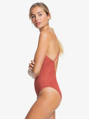Roxy Wild Babe One-Piece Swimsuit, Size Medium