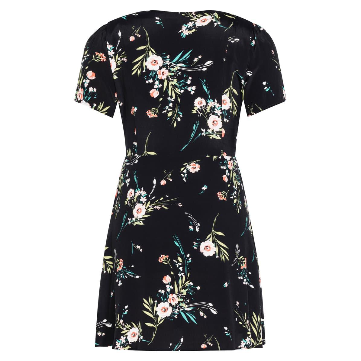 City Chic Plus Floral Button-Front Dress, Size XXL