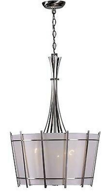 World Imports Lighting 3074-37 Fensu 3-Light Pendant with shade