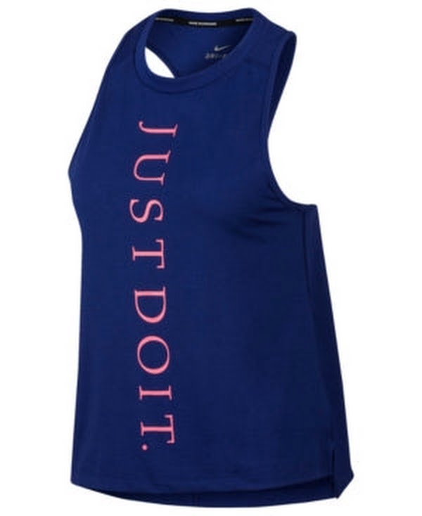 Nike Womens Just Do It Running Fitness Tank Top