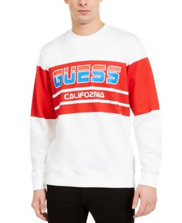 Guess Mens Roy Sport Logo Sweatshirt