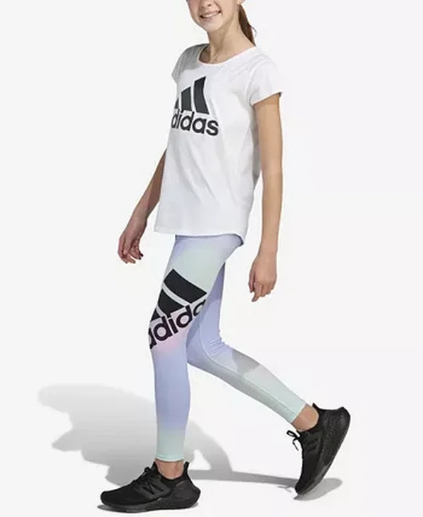 Adidas Big Girls Graphic Tights