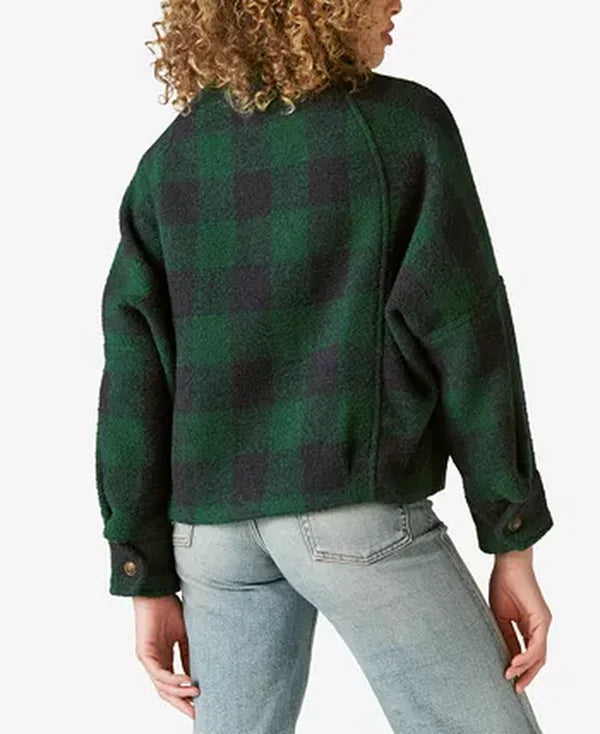 Lucky Brand Women’s Plaid Jacket, Size Medium