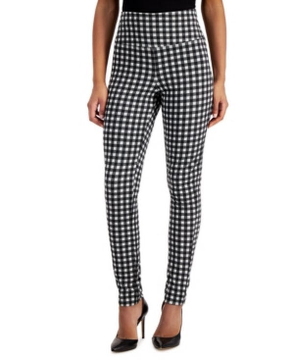 Inc International Concepts Gingham High Rise Leggings