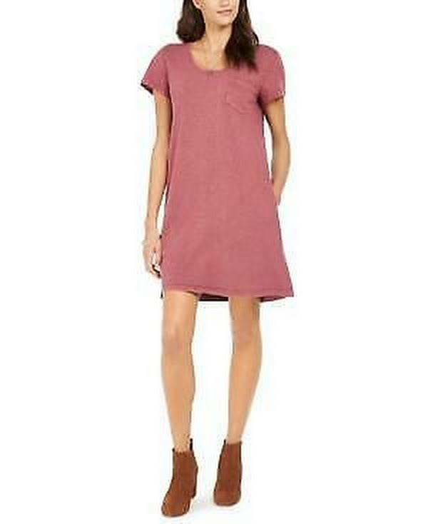 Style & Co Cotton Swing Dress Dress, Size PS