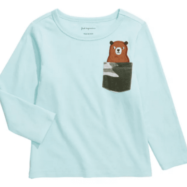 First Impressions Boys Long Sleeve Print T-Shirt