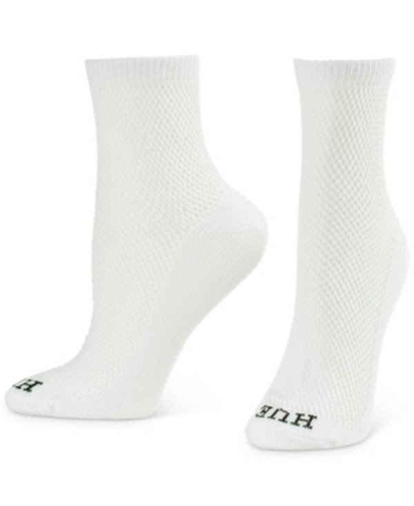 Hue Breezy Mesh Crew Socks, OS