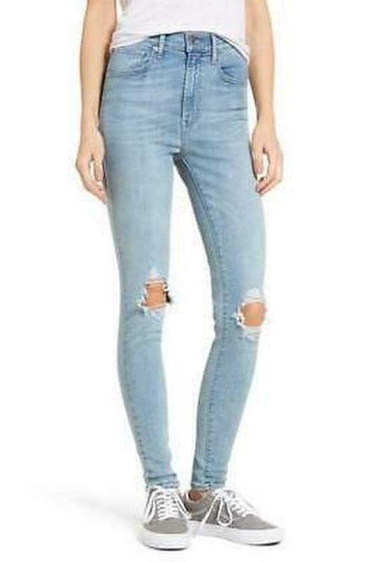 Levis Womens Mile High Super Skinny Jeans